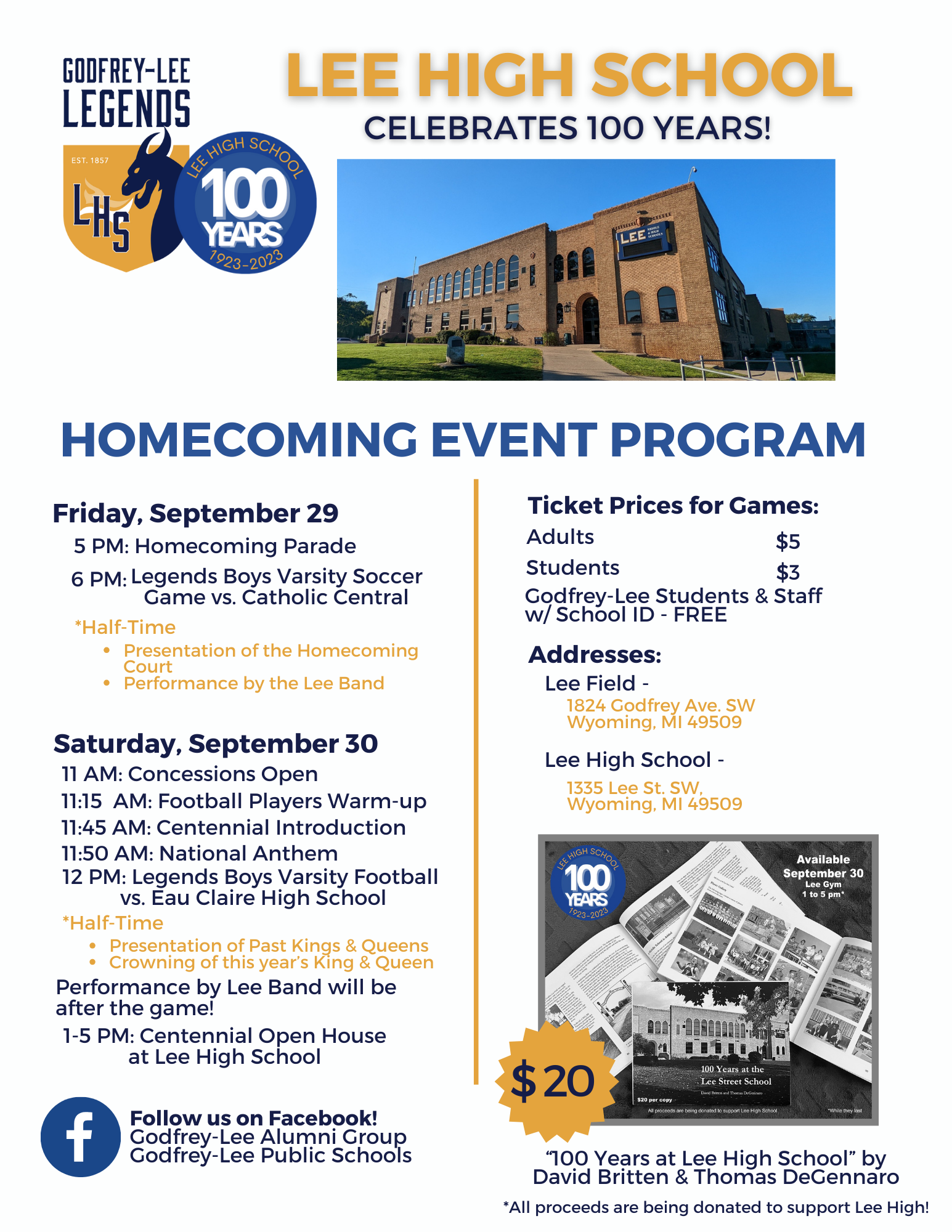 Centennial/Homecoming Program